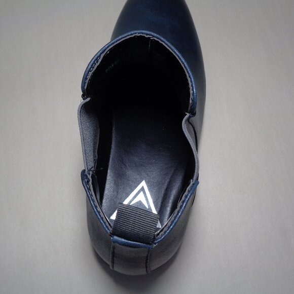 Vance Co. Size 8 Wide / LANDON / Navy / Chelsea Dress Boots / New Men\'s Shoes